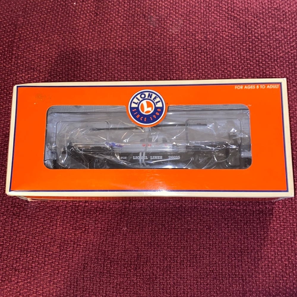 Lionel Trains 6-26035 Flat Car with WLLC Helicopter